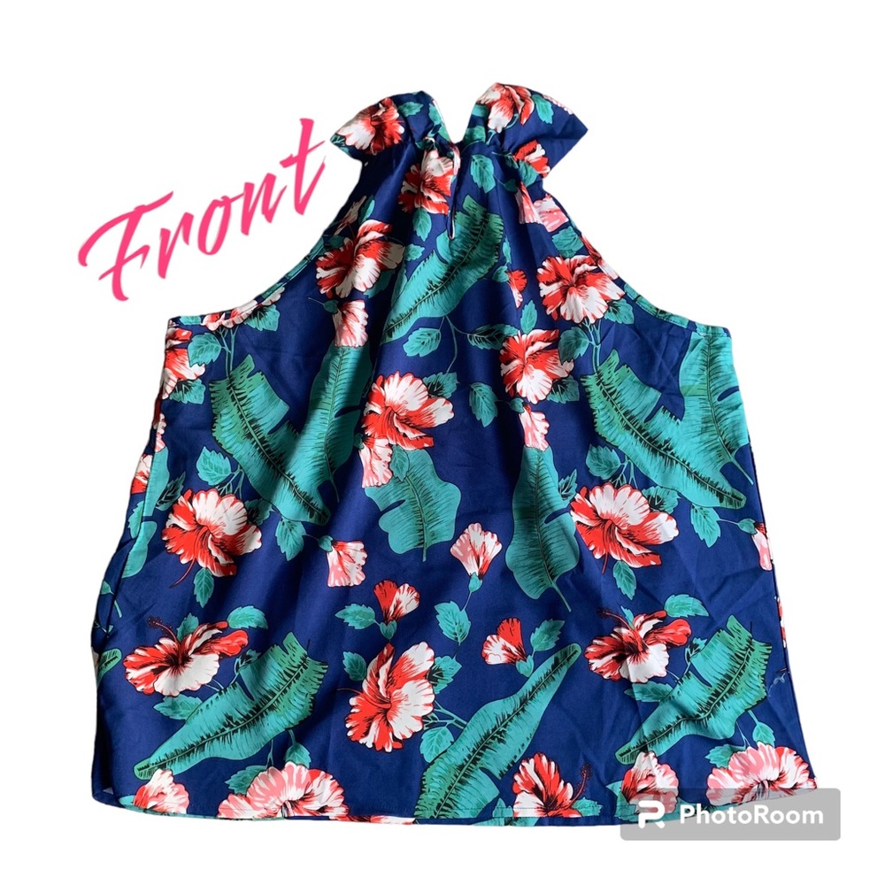 Cupshe new without tags, flowered tops, size Medium